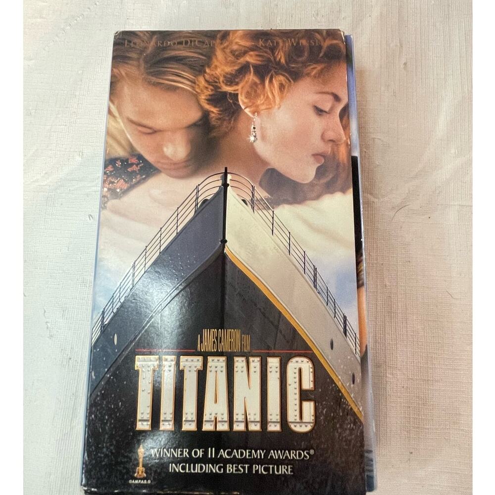 Titanic Two 2 VHS Tape Set GUC